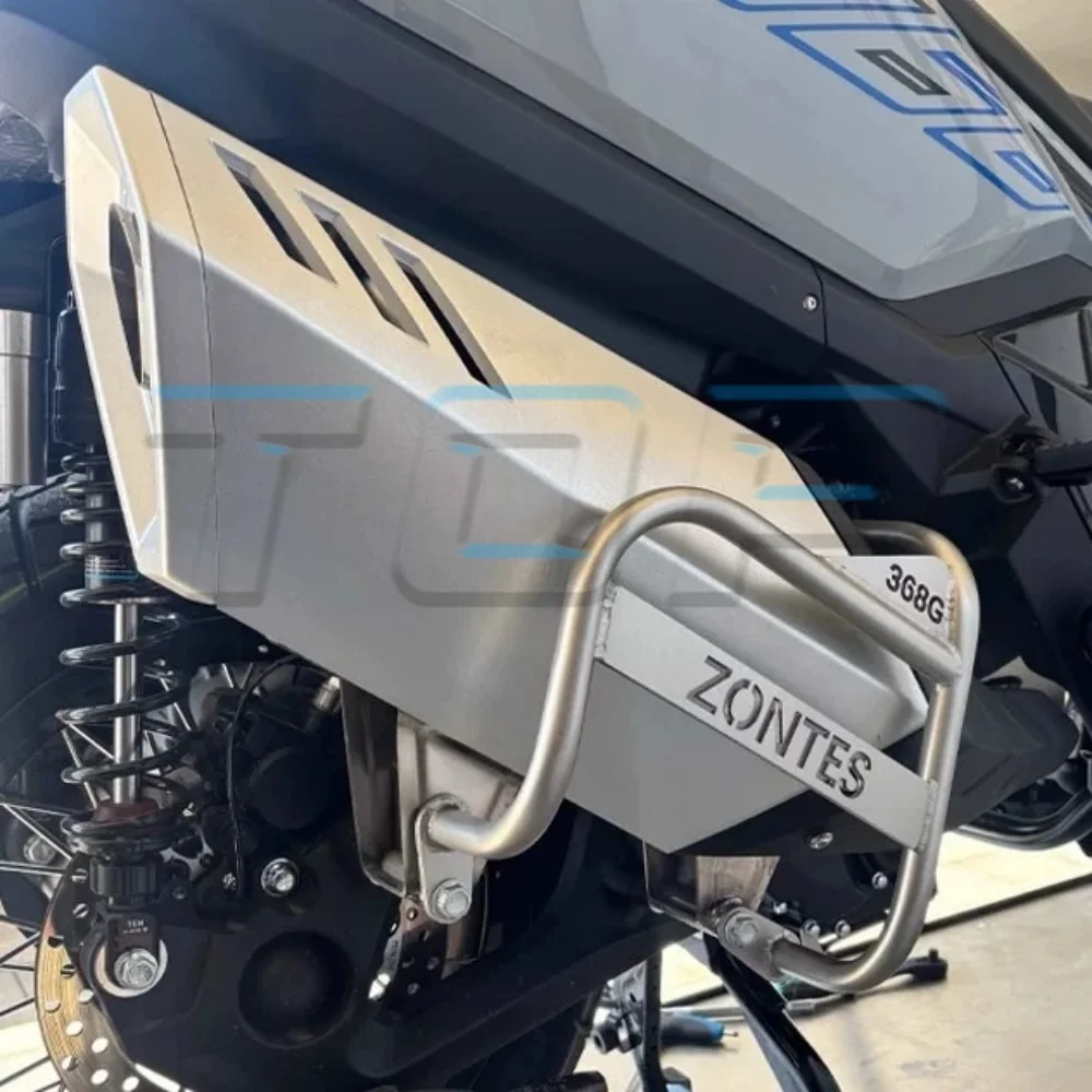 Side body modification parts ZONTES 368G 368g G368 exhaust pipe protector bar