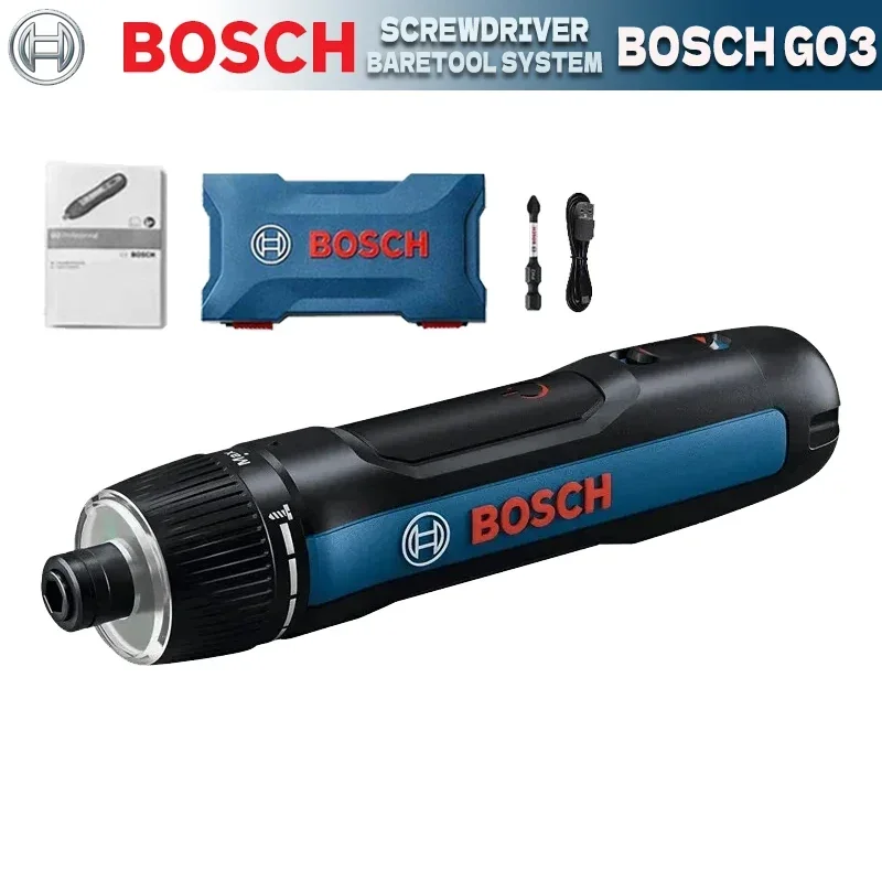 BOSCH GO 3 Cordless Screwdriver Rechargeable 3.6V Lithium-ion Cordless Drill with Box Professional Tool Electric Drill Bosch go3