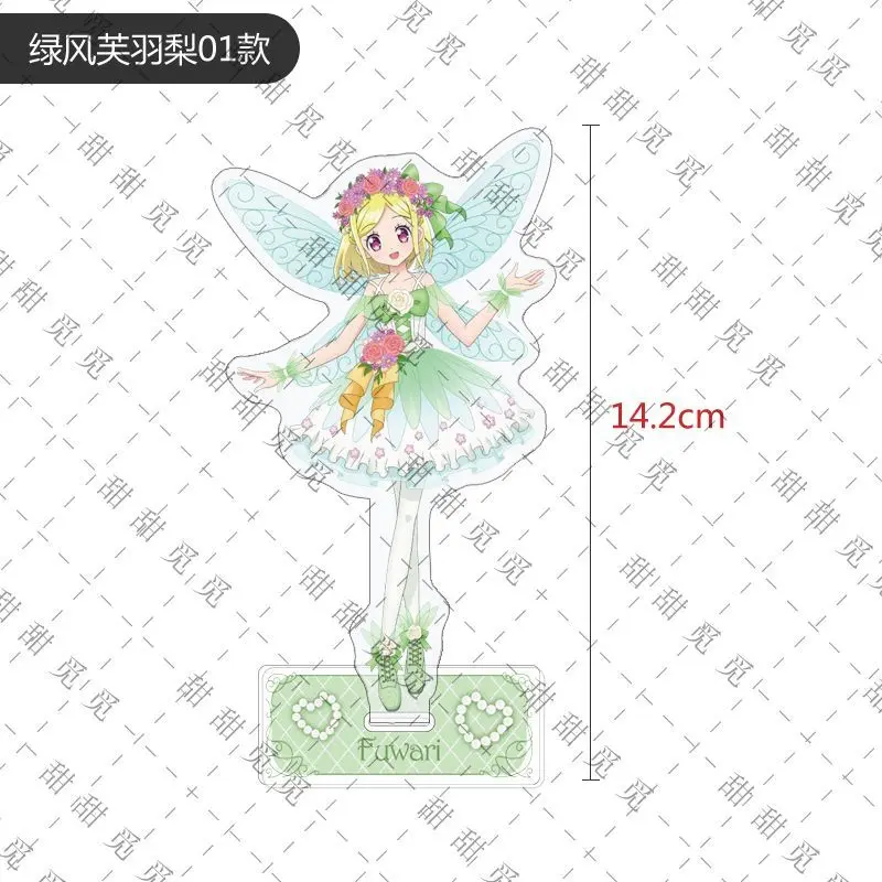 Pripara acrílico suporte sinal ornamentos kawaii requintado estudante desktop decorar anime figura dos desenhos animados coletar presente de aniversário da menina