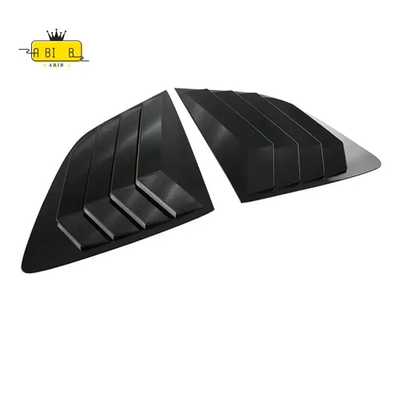 

ABIB -2PCS Racing Style Rear Side Window Louvers Air Vent Scoop Shades Panel Cover Trim For Honda CRV 2023, ABS