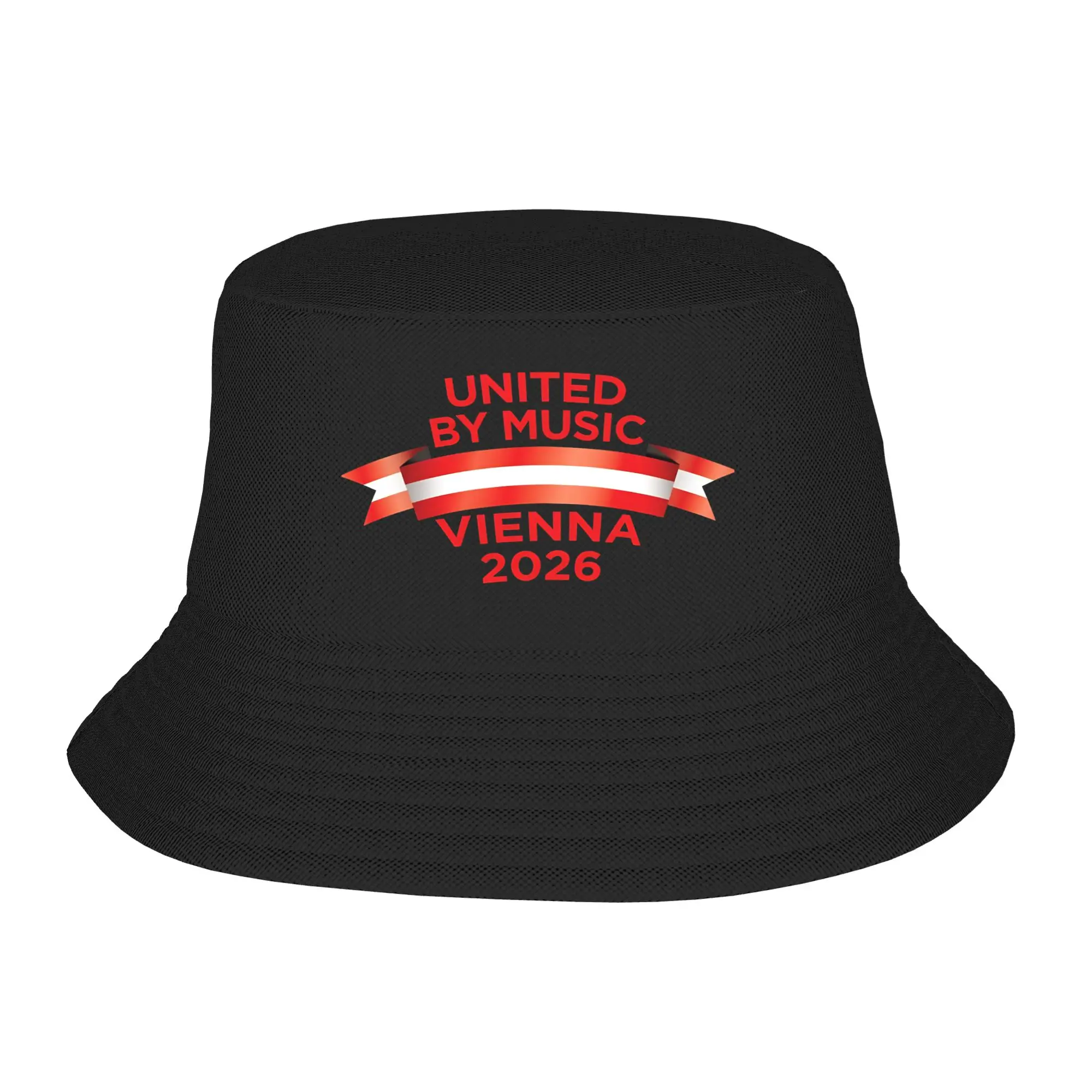 Chapeaux Bob Uniques pour Adolescents, Protection Solaire, Édition Spéciale ESC2026 Vienne, Ville Hôtesse de la Eurovision Song Contest 2026