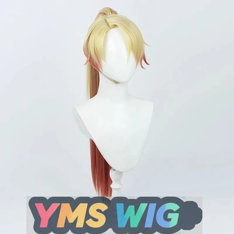 【YMS WIG】วิกผมคอสเพลย์เท็นมะ ทสึคาสะ รุ่นเวิลด์แพลน คัลเลอร์ฟูล สเตจ ลองแฮร์ แบบเปลี่ยนเพศได้ ผู้หญิง หนังศีรษะเหมือนจริง