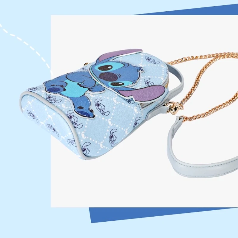 New Disney Stitch อะนิเมะน่ารักโทรศัพท์มือถือกระเป๋าการ์ตูนไหล่เดี่ยว Crossbody กระเป๋าร้อยกระเป๋าของขวัญของเล่น
