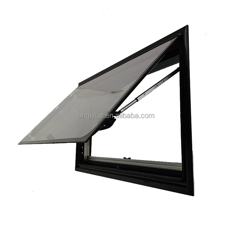 Ventana de Aluminio de Apertura Exterior de 500*300 mm, Sellada al Agua, con Marco Integral de ABS, Certificación E-Mark, Precio de Fábrica, para Caravana