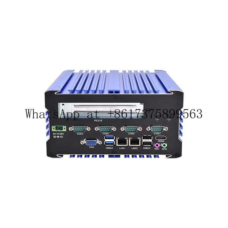 I7-7600U Industrial PC With PCI VGA For Industrial Movement Controlling System Fanless Embedded Computer