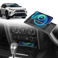 For Toyota Fortuner 2016 2024 RLHD Wireless Charger Auto Clamping Phone Holder Charging Pad Qi Fast Charge Mocendo
