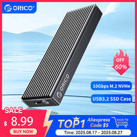 ORICO M.2 SATA NVMe Enclosure 10Gbps External SSD Case Type C USB A 3.2 Gen 2 Hard Drive Disk Cover M2 2230 Storage Box House