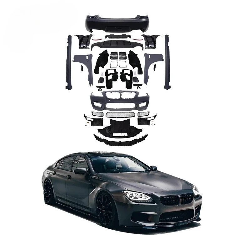 

PP Material Body Kit Car Accessories for 6 Series F06 F12 F13 M6 Front Bumper Rear Bumper Side Skirts Bodykit