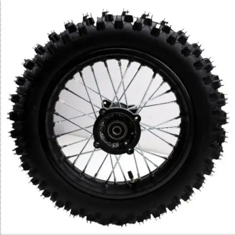 12mm Knobby Front 80/100-12 Rear 60/100-14 Wheel Rim Tyre Tire Dirt Pit Bike CRF70 90 110 TTR100 110 KLX65