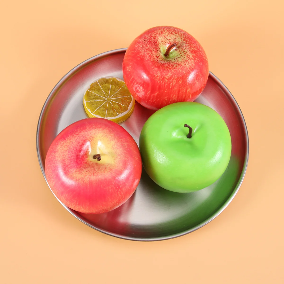 

20Cm 304 Stainless Steel Round Plate Barbecue Grill Tray for Outdoor Camping Cooking Fruit Snack Dish Silver Metal Flat Chassis