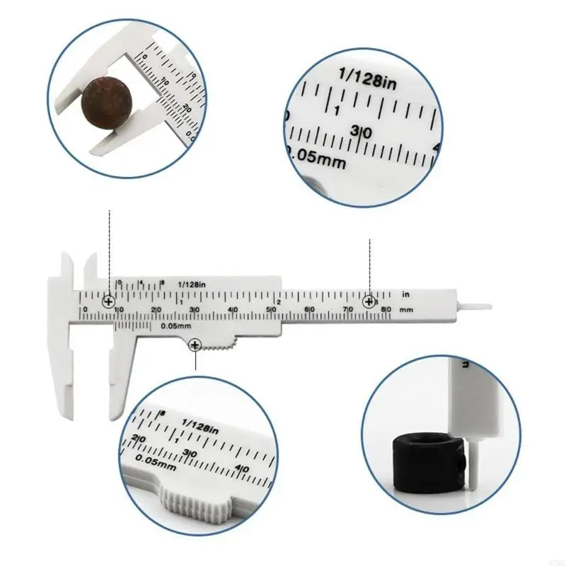 37ME Plastique étriers 3 pouces 80 mm Mini étriers à double échelle Directives