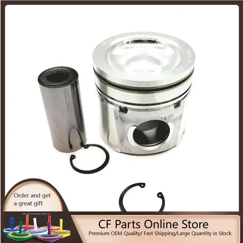 

4PCS 6754-31-2111 6754-31-2110 Piston 4955481 For PC200-8 6D107 Diesel Engine Spare Parts