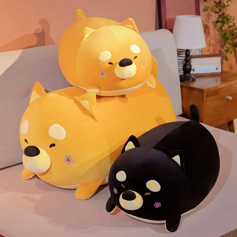 

40cm/60cm New Fat Shiba Inu Plush Long Toys Soft Stuffed Cartoon Animals Dog Doll Sleeping Pillow Cushion Best Gift For Friends