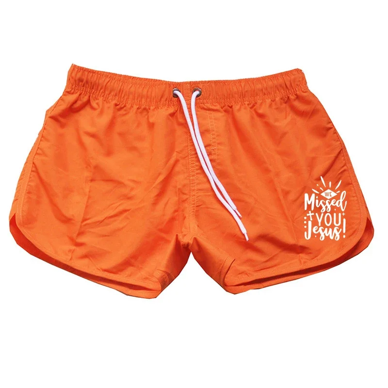 شورت سباحة رجالي سريع الجفاف وجيد التهوية مع جيوب برباط ثوب السباحة شورت سباحة قصير لركوب الأمواج على الشاطئ والصيف