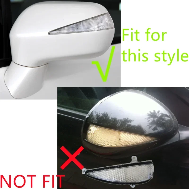 Rearview Mirror Glass Lens Side Cover Frame Cap Lid For Honda Civic 8th FA1 FD1 FD2 2006 2007 2008 2009 2010 2011