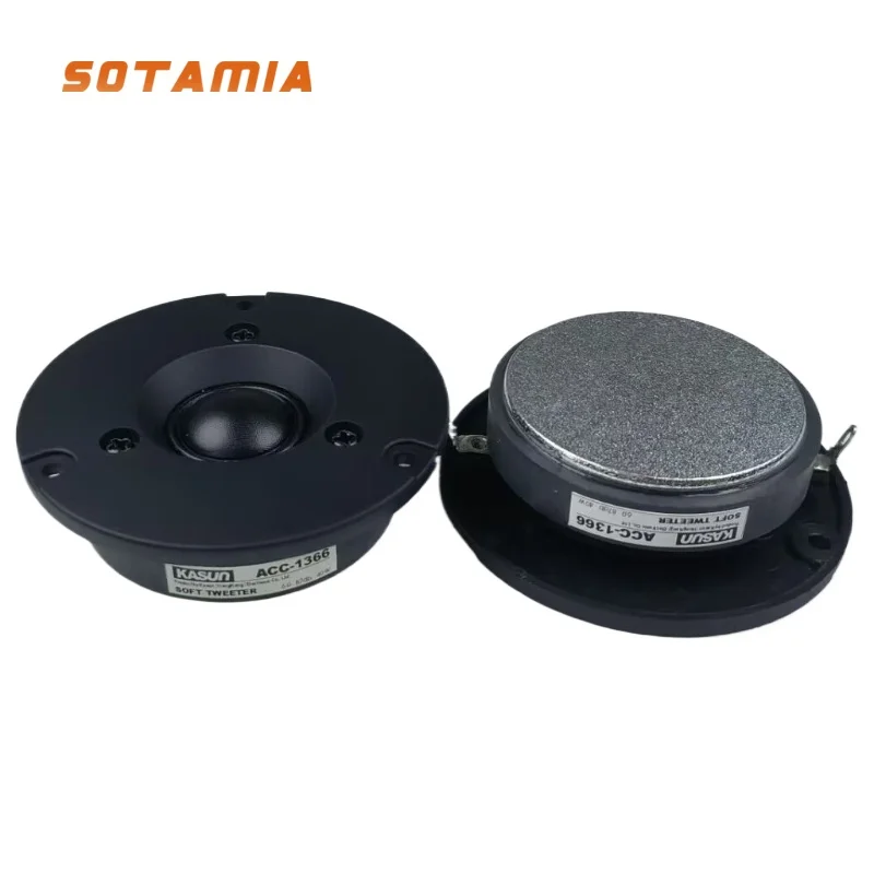SOTAMIA 2 قطعة 3 بوصة مكبر الصوت مكبر صوت سائق 6 أوم 40 واط فيلم الحرير HIFI الموسيقى ثلاثة أضعاف المتكلم الصوت المسرح المنزلي مكبر الصوت