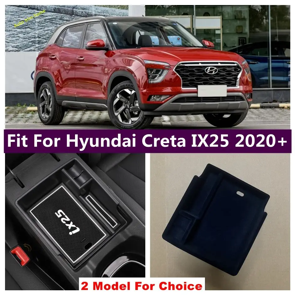 

Fit For Hyundai Creta IX25 Automatic 2020 - 2022 Central Armrest Storage Box Console Arm Rest Tray Pallet Container Accessories