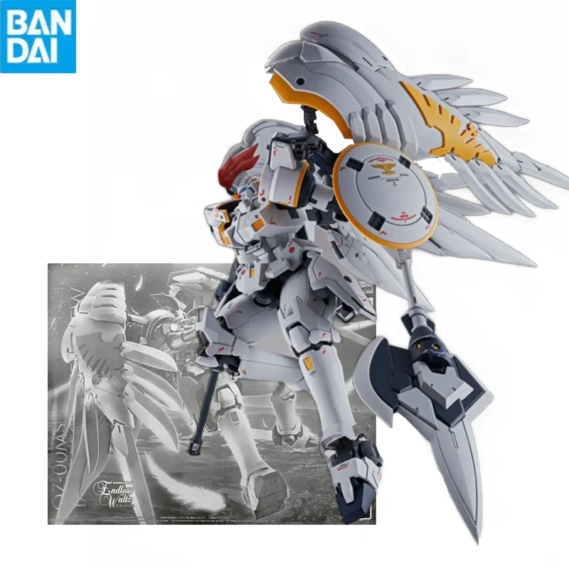 

Bandai Gunpla Mg 1/100 Oz-00Ms Tallgeese Fluegel Ew Gundam Assembly Model High Quality Collectible Robot Kits Models Kids Gift