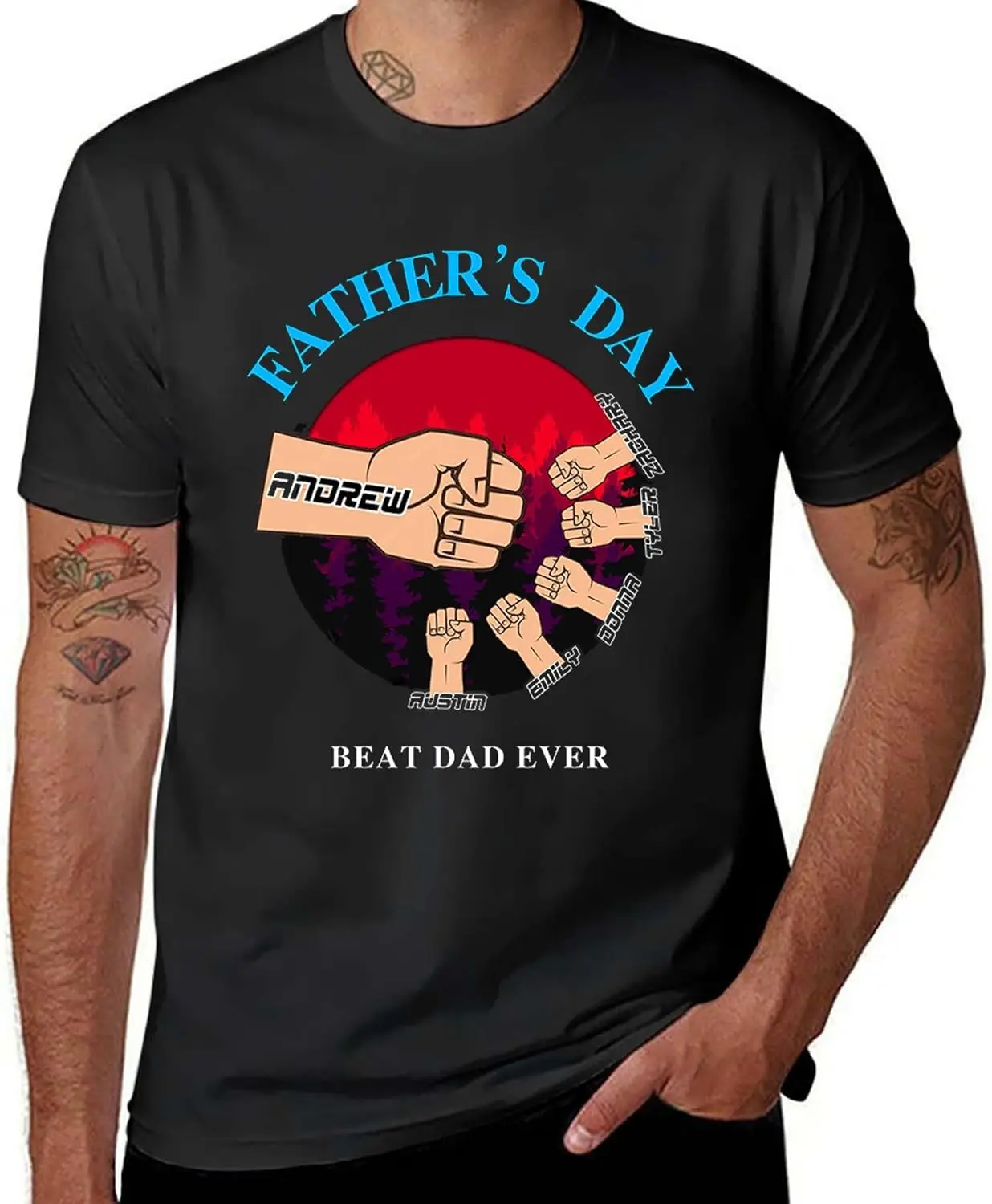 Custom Face T Shirt for Men Design Your Own Personalized Photo Tee Shirt with Face on Them Customized Gifts for Dad