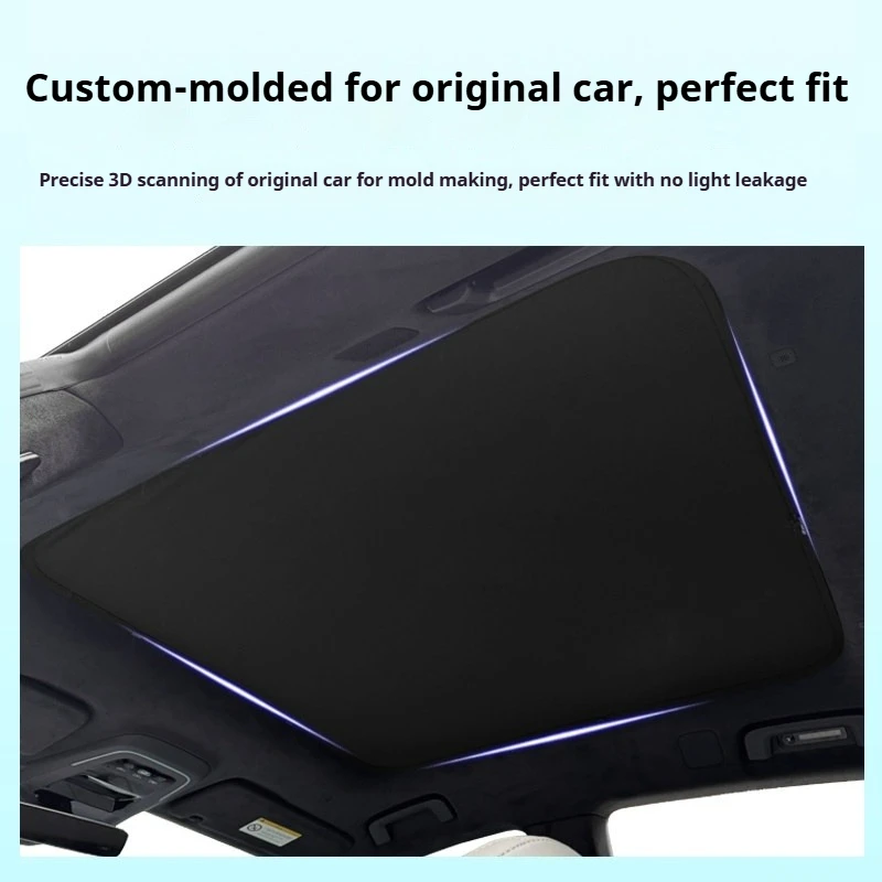 For ZEEKR 001 2021-2026 Sunroof Sunshade Roof Sun Visor Car Top Sun Protection Interior Accessories