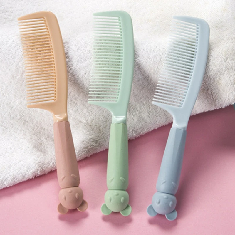 Styling Tool Comb Unique Design Creative Cute Massage Comb Silicone Home Plastic Curling Comb