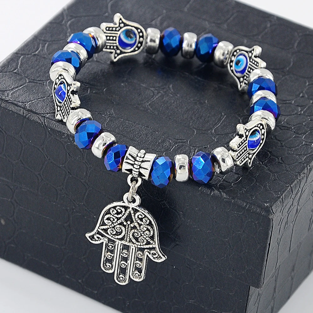 Blue Crystal Beaded…