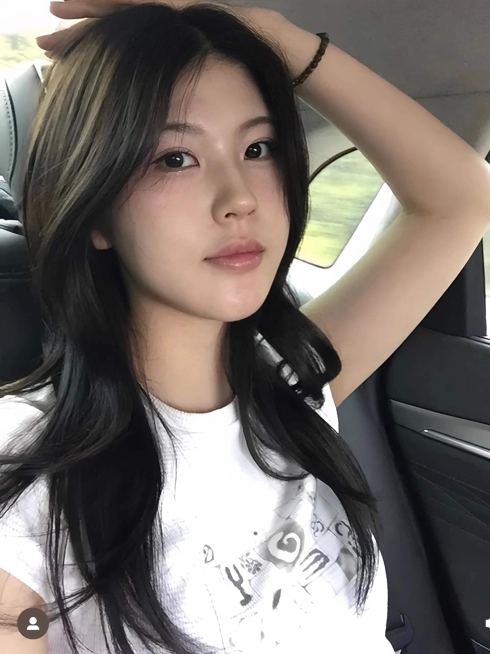 Coyseio-Cseta de manga corta con cuello redondo y estampado de cuadrícula para mujer, Top ajustado de verano, estilo de vi...