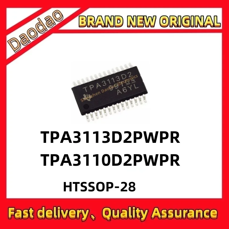 

5Pcs TPA3110D2PWPR TPA3113D2PWPR TPA3110D2 TPA3113D2 IC Chip HTSSOP-28 New original