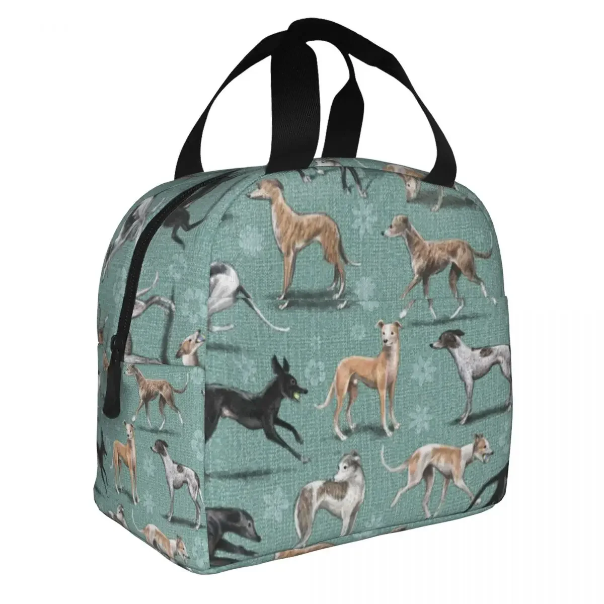 The Greyhound Insulated Lunch Bags High Capacity Whippet Meal Container Thermal Bag Lunch Box Tote Beach Picnic Food Handbags