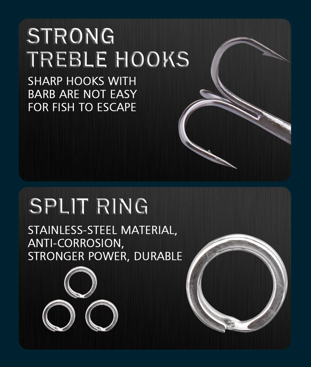 GOBASS 5 Stück Mini-Metall-VIB-Klinge, Jig, Angelköder, 25 mm, 3 g, sinkende Vibration, künstliche Köder, Löffel, Vibe für Barsch, Hechtbarsch – Detail 8