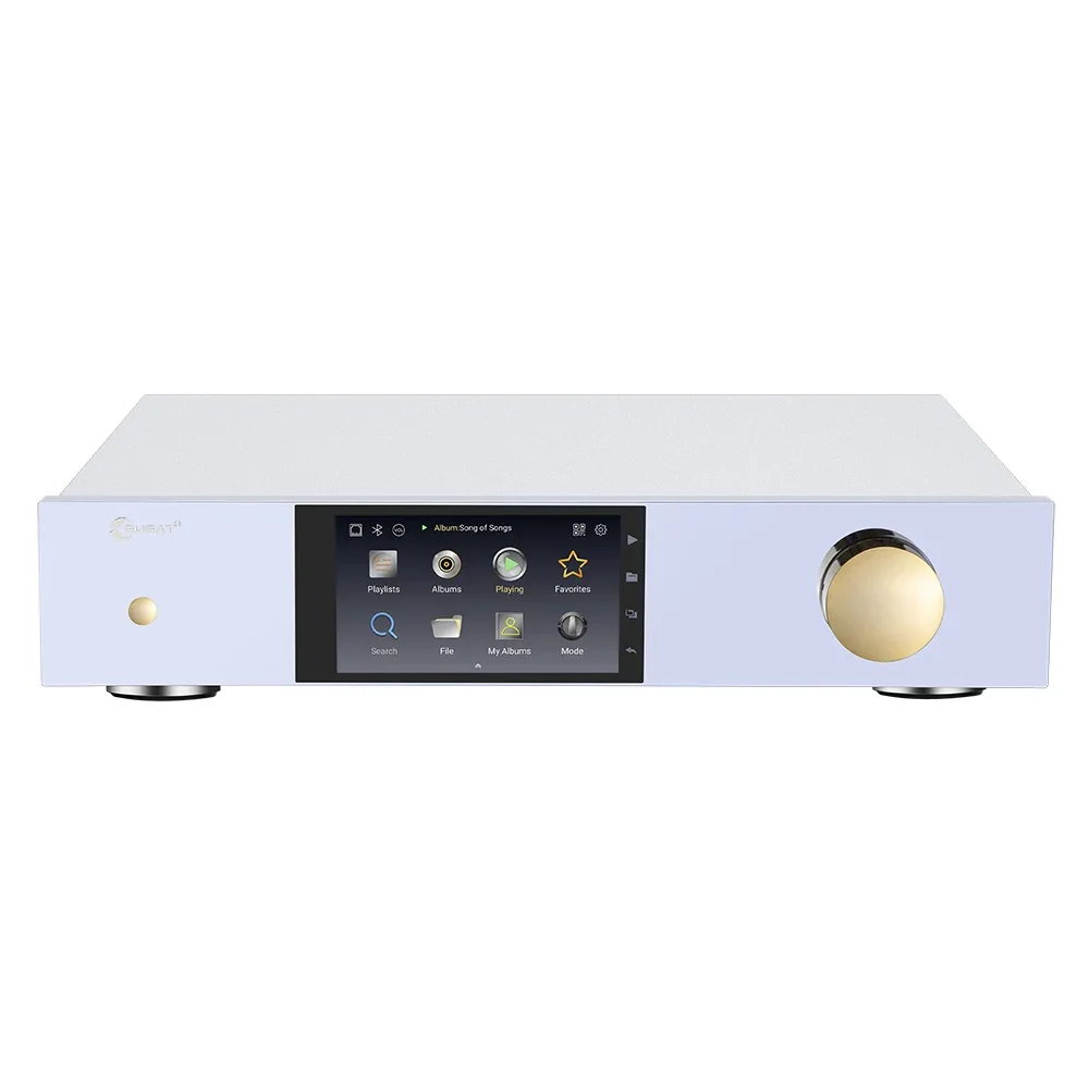 New DMP60 APP Control SNR AKM4493EQ ESS9038 DSD512 PCM768 Hi-Fi Streaming DAC Digital Music Player with High-end Touch Screen