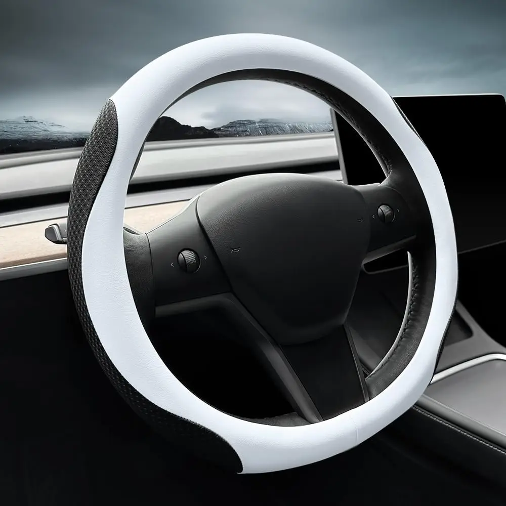 

Steering Wheel Cover For Tesla Model 3 Highland Model Y Juniper 2026 Steering Wheel Protector Non-Slip Design Accessories