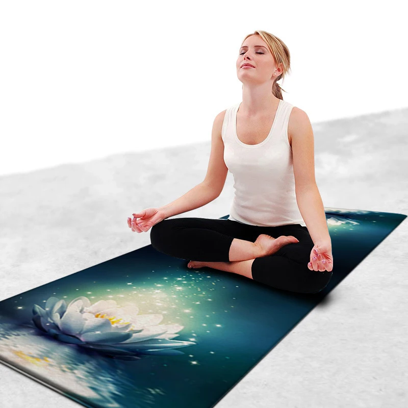 Reiki Aesthetics Lotus Carpet Yoga Meditation Mat Chakras Healing Rugs Worship Buddha Cushions Pad Spiritual Art Home Decoration