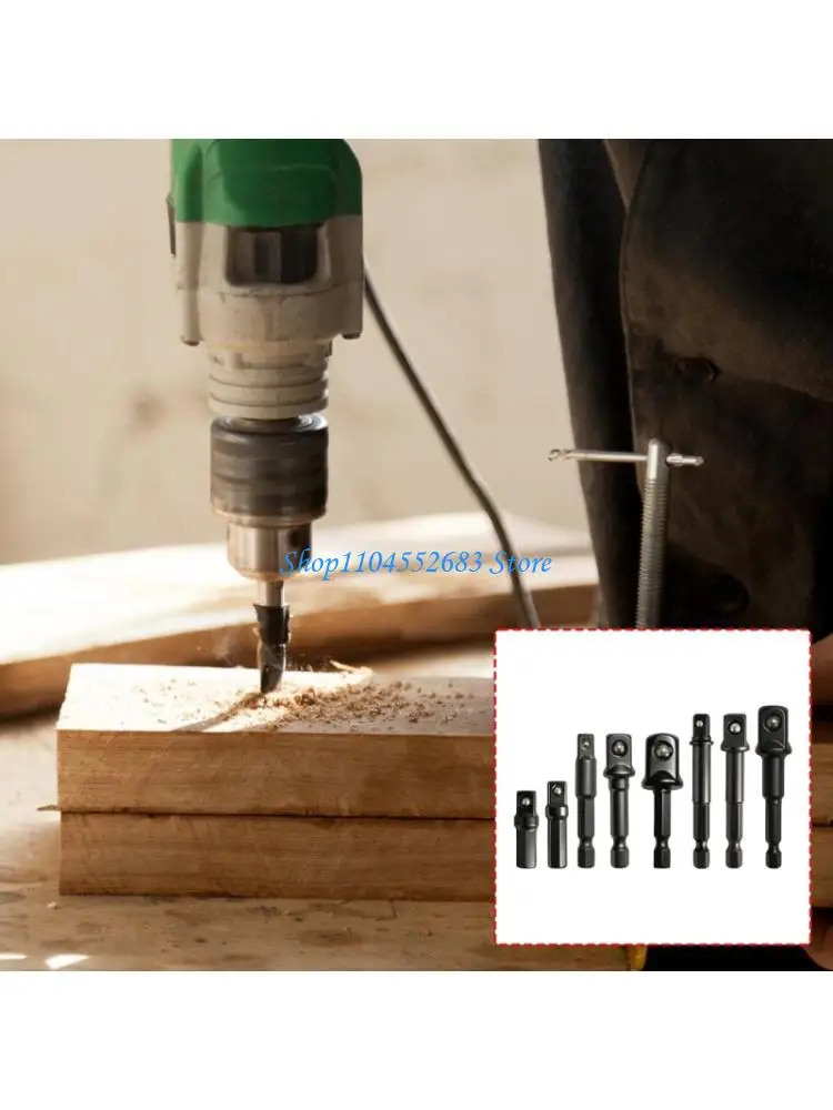 Impact Adapter Drive Link Set for Drill Use with Detent Ball and Steel Body 