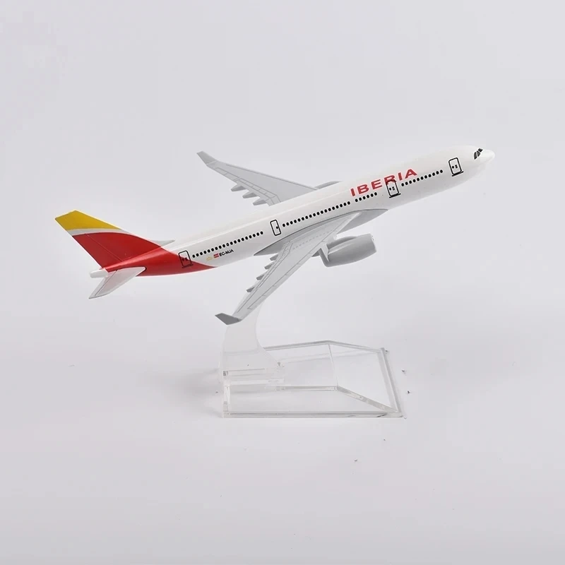 2024 NEW 16cm Iberia Airlines Airbus A330 Airplane Model Plane Model Aircraft Diecast Metal 1/400 Scale Planes Dropshipping