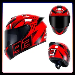 Caschi moto casco integrale da Motocross con visiera HD casco a copertura totale approvato DOT casco da uomo adulto Cascos Para Motos