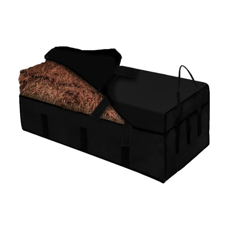 

Horse hay bag, livestock thatched storage bag, Oxford cloth 39.5 x 16.5 x 20 inches