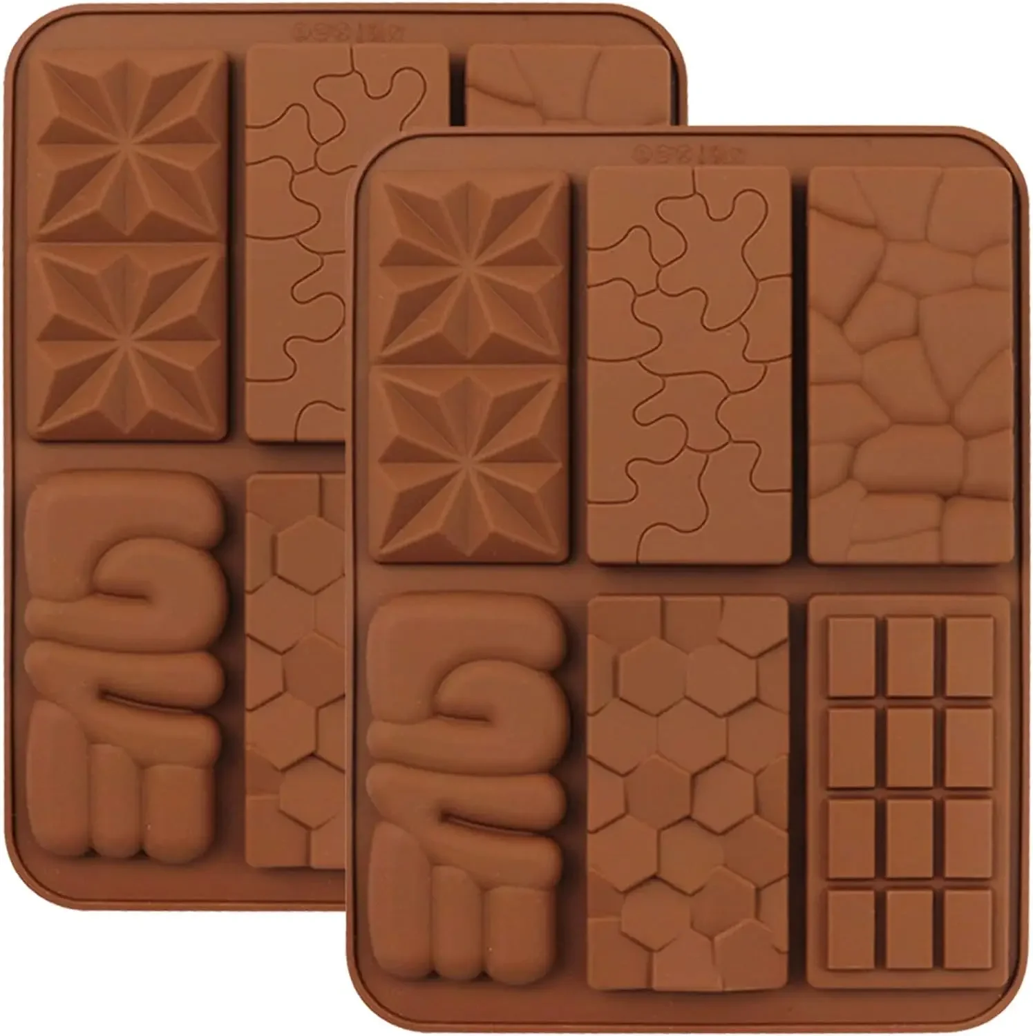 Chocolate Bar Waffle Making Mold Practical Chocolate Making Tool Aroma Candle Silicone Mold Food Grade Silicone Baking Supplies