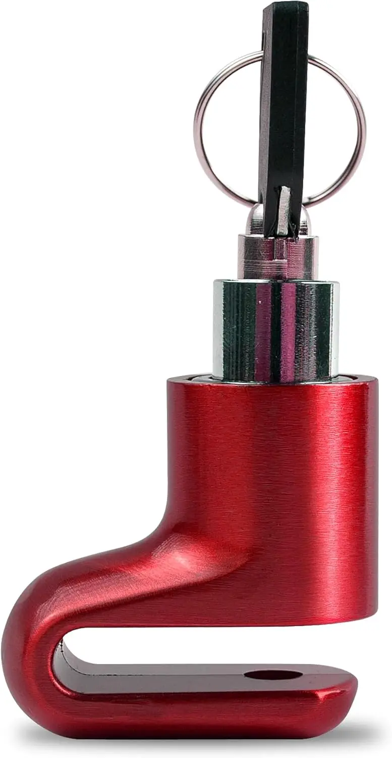 Disc Brake Lock for Motorcycle Accessories Heavy Duty Bike Bicycle Anti Theft Lock Compact Electric Scooter Ebike Powersports
