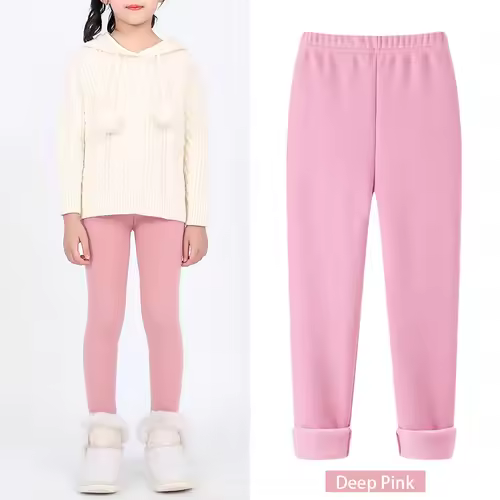 SheeCute Girls Winter Warm Pants Kids Fleece Lined Leggings for 3-11 Years SCW7101 - Image 15