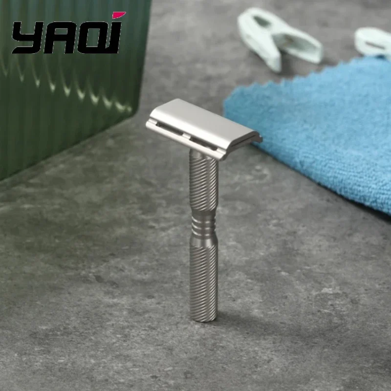 YAQI Ghost Multiple Thread PatternTitanium Light Weight Men Safety Razor Men Shaving Products