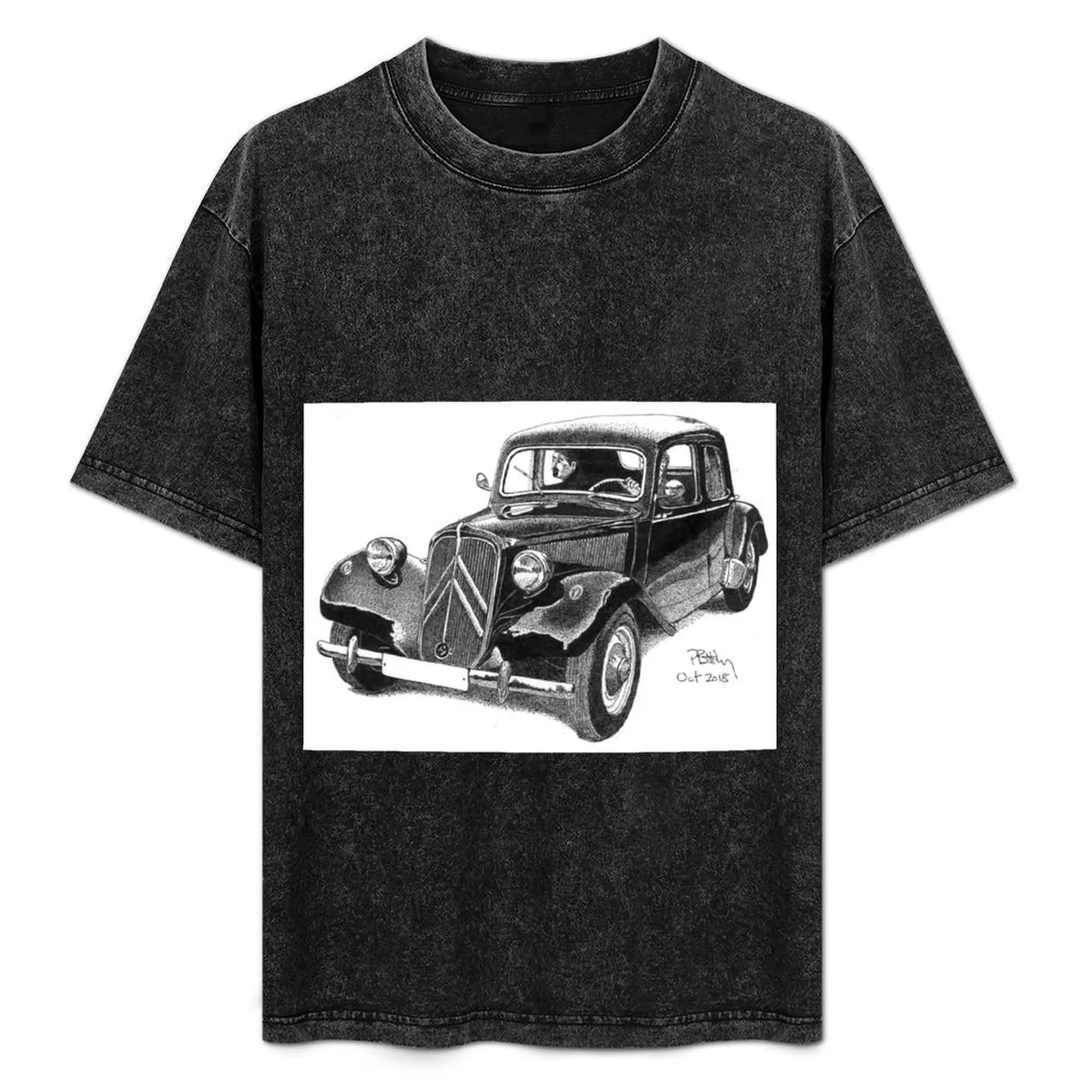 Citroen Traction Avant T-Shirt plus size clothes basketball graphic tees man clothes Blouse t shirts for men graphic