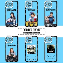 Transparent Case For iPhone 11 12 13 Mini 14 15 Pro Max 7 8 Plus XR XS 14 15ProMax Phone Case Tokio Hotel Tom Bill Kaulitz Cover