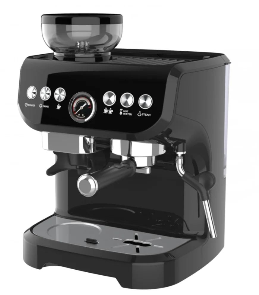 Máquina de café automática para uso doméstico y comercial, máquina de café expreso de 19 BAR