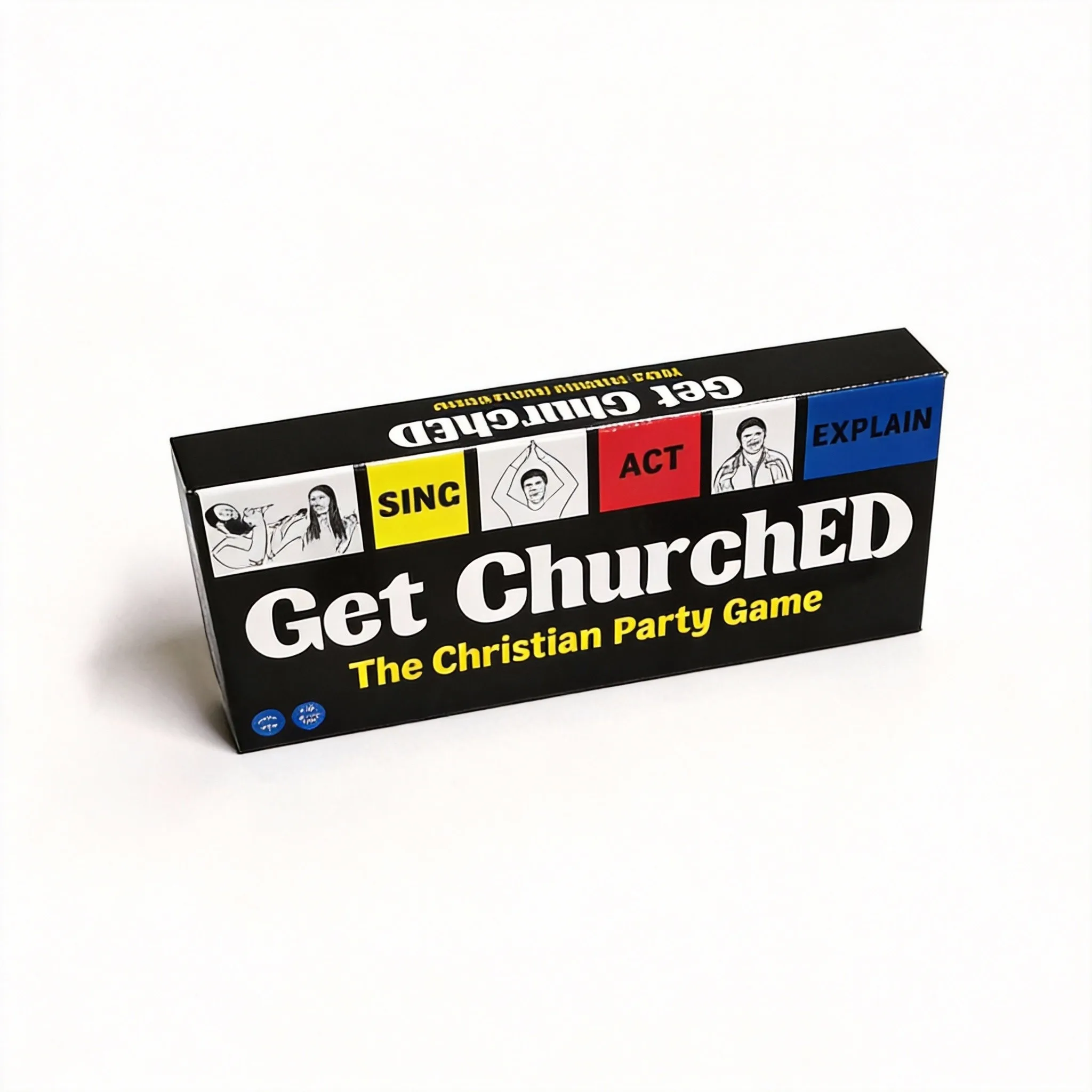 

Настольная игра ChurchED - христианская карточная игра для семей и молодежных групп, веселые библейские загадки с 300 словами