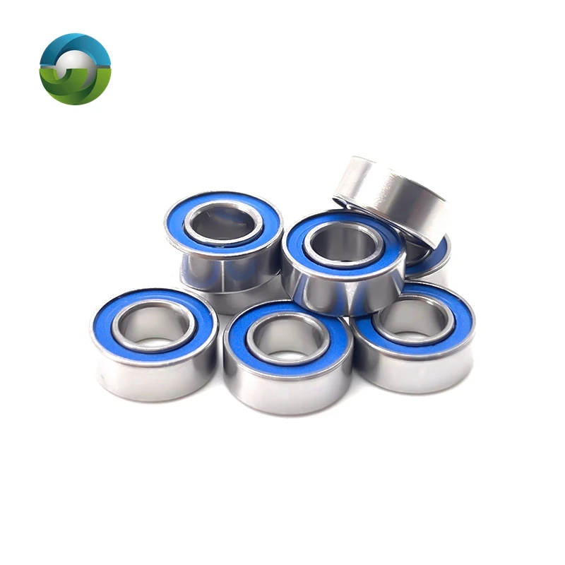 MR84RS Bearing 10PCS 4x8x3 mm ABEC-7 Hobby Electric RC Car Truck MR84 RS 2RS Ball Bearings MR84-2RS Blue Sealed - Image 5