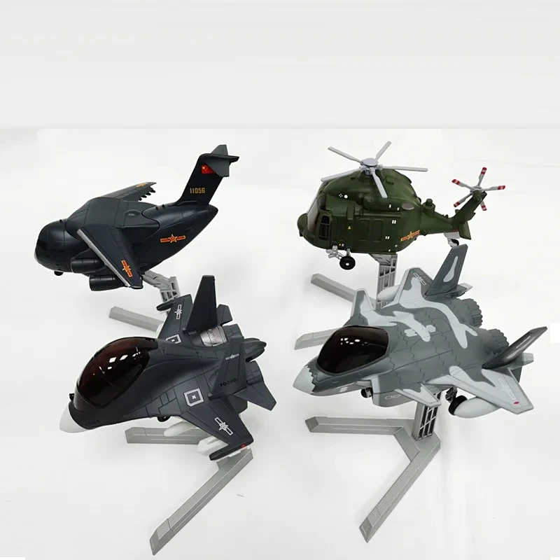 Q Versin J20 J16 Y20 Fighter Static Model Kits Assembly Model Building Kits For Adults Hobby DIY Q Versin J20 Fighter Aircraft