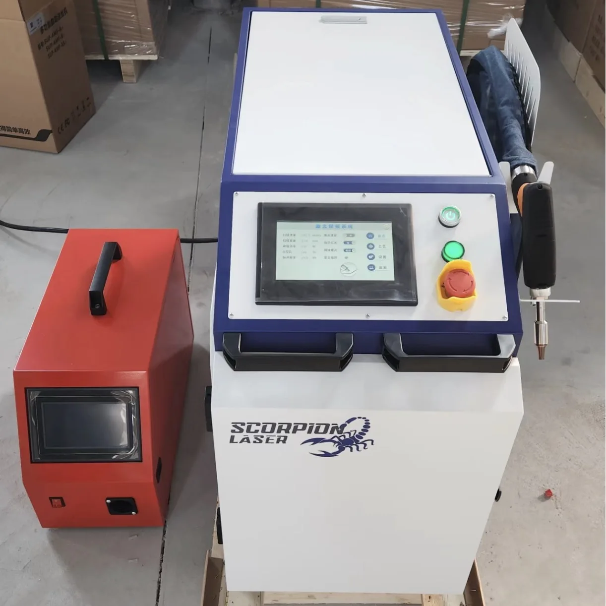 High Productivity Fiber  Optic Welder Channel  Welding Machine 1000W 1500W 2000W