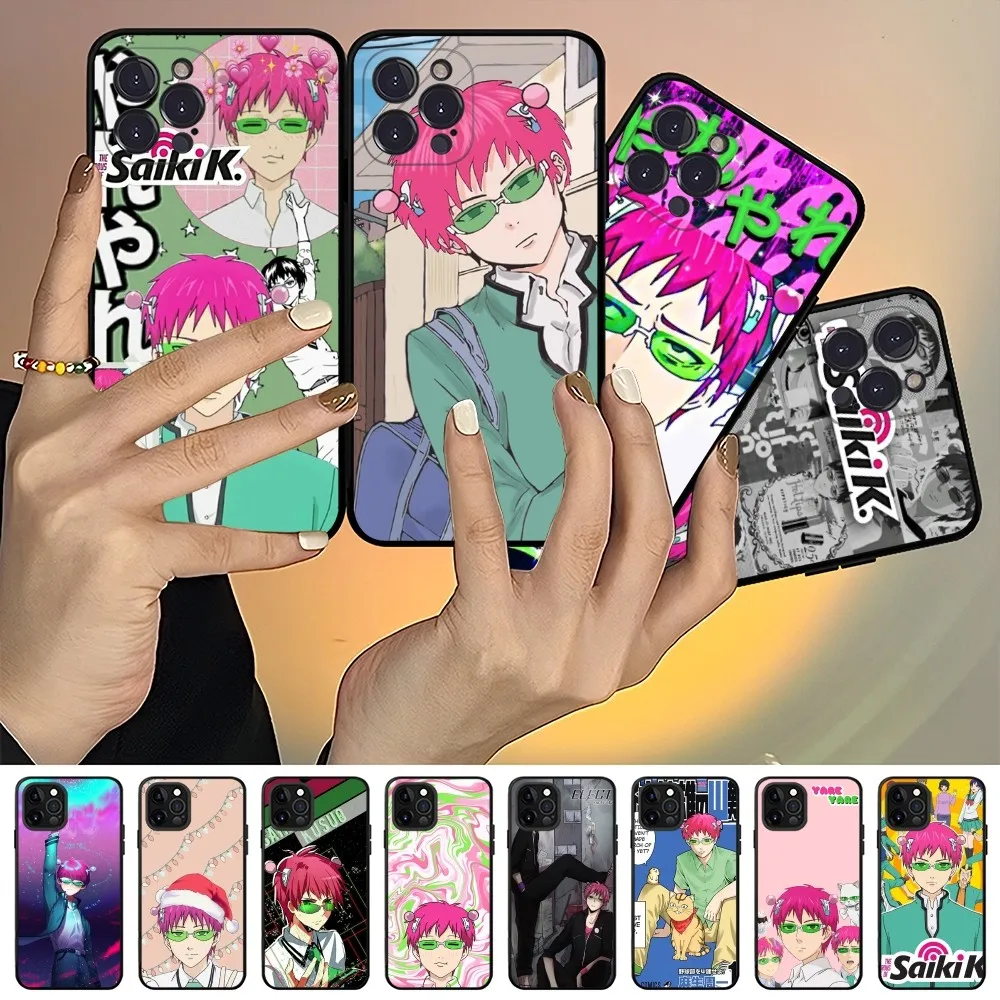 The Disastrous Life Of Saiki Phone Case For IPhone 15 14 13 12 Mini 11 Pro XS Max X XR SE 6 7 8 Plus Soft Silicone Cover