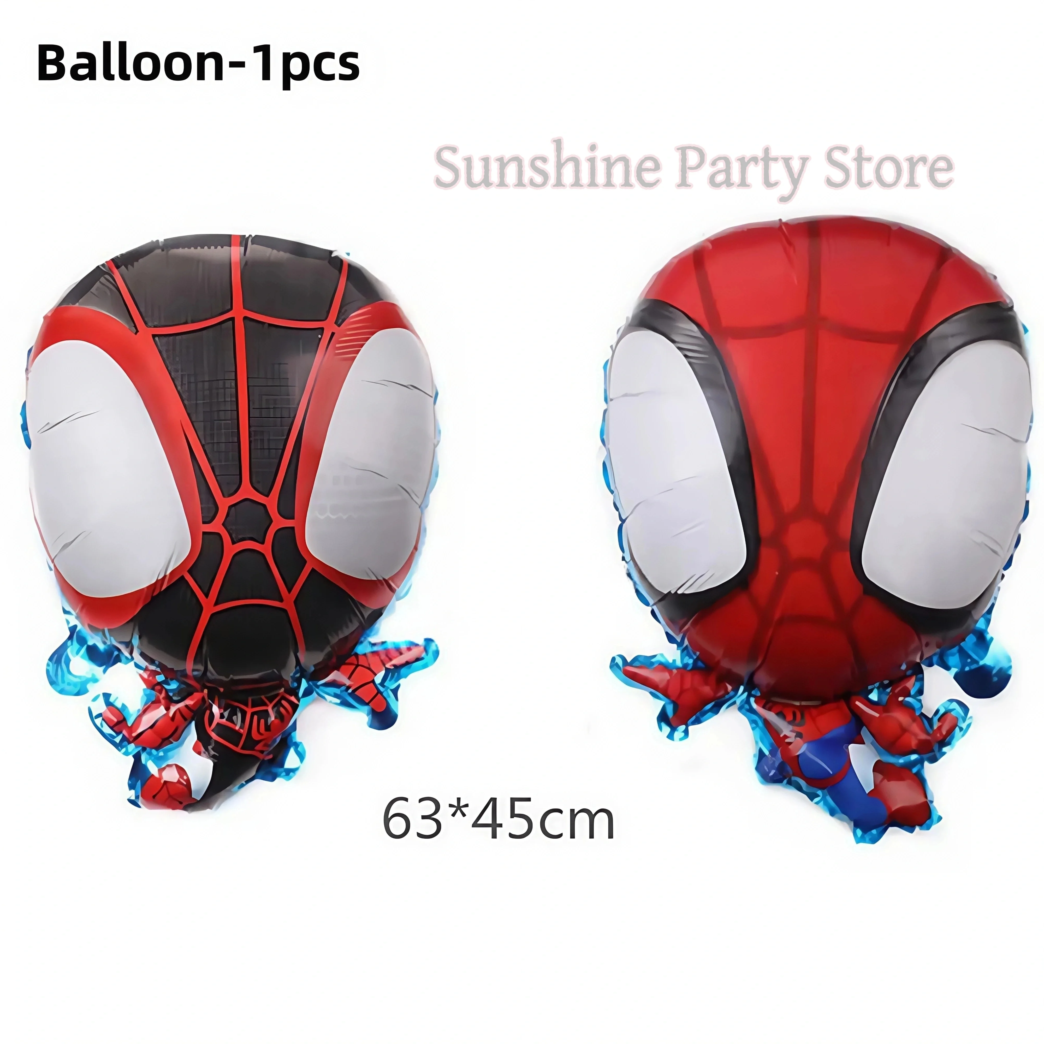 Superhelden-Folienballons Geburtstagsparty-Dekoration Cartoon Kindergeburtstag-Deko Baby-Shower 3D Großer Ballon